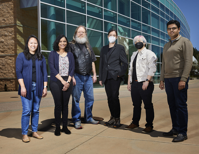 left to right: Stephanie Brink, Tapasya Patki, Barry Rountree, Eric Green, Kathleen Shoga and Aniruddha Marathe