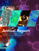 LDRD Annual Report Overview 2016, cover